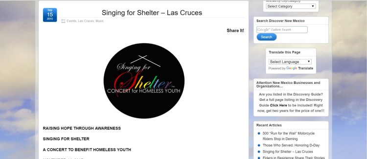 Singing for Shelter – Las Cruces – Discover New Mexico.jpg